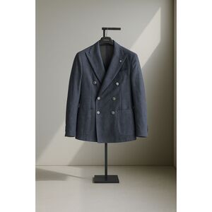 Manuel Ritz Men’s Denim-Look Sport Coat 48R EU / 38R US Blue Made in Italy NWT